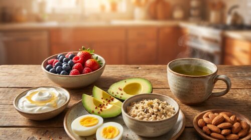 ontdek 7 ontbijtproducten die je helpen buikvet te verbranden na je 50e en bevorder een gezonder en slanker lichaam.